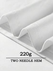 [Valentine's Day Couple Tee] Valentine's Day Couple T-Shirt - 220G Print Round Neck Short-Sleeved For Men And Women - My Heart Belongs To Her-He Print, Anniversary Gift, Casual Sports Loose Fit - 男款白色 - 查看 4