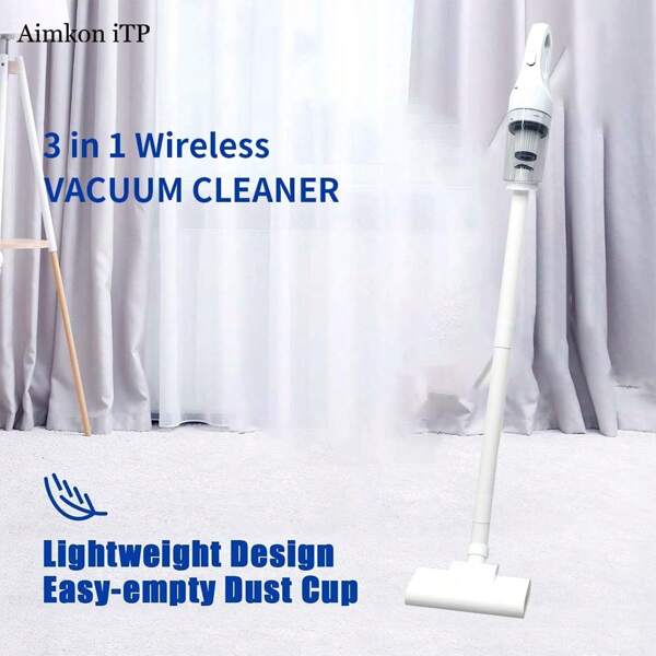 Handheld Multi-Purpose Vacuum Cleaner, USB Rechargeable, Super Suction Power, Suitable For Various Scenarios, Car Vacuum, Home Vacuum, Industrial Vacuum, 2600mAh, 7.4V