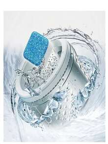 KIT 24 Multifunctional Effervescent Washing Machine Cleaning Tablets - Multicolor - Ver 1