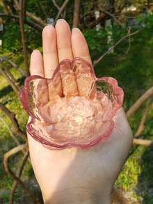 1/3/6/12个装玻璃樱花烛台，装饰艺术烛台，透明桌面烛台，适用于客厅、餐厅、节日装饰、婚礼餐桌装饰、烛台、春夏家居装饰，无需电源或电池 - 彩色 - 查看 9