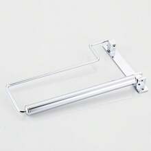 Chrome Clothes Drying Rack, Wall Mounted Swing Arm Hanger For Laundry Room, Garage, Indoor & Outdoor Use - Mocha Brown - View 8