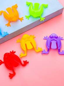 36 pièces Mini grenouilles sauteuses - jouets de doigts en plastique colorés, apprentissage amusant et cadeaux de fête, idéaux comme cadeaux d'anniversaire, durables, sans pile, jeux interactifs, récompenses en classe et fourre-tout de sac cadeau. Jouets de fête, design de grenouille ludique, jouets en plastique de qualité, jeux de grenouilles sautantes amusants, grenouille sautante en plastique de couleur unie, jouet éducatif pour enfants, cadeau pour la fête des enfants