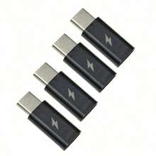 [顾客最爱] 2/4件套，兼容Apple Lightning母头转TYPE C公头适配器，适用于充电和数据传输，不适用于耳机 - 彩色 - 查看 12