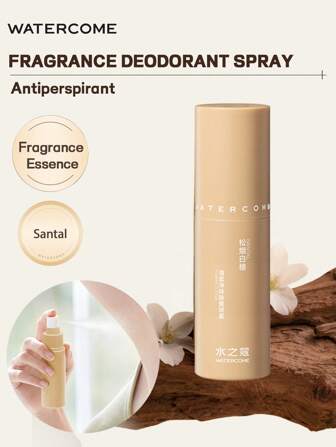 WATERCOME 40ml 腋下除臭喷雾，男女适用除臭喷雾，防止体味，保持清新，植物萃取配方，清香怡人，速干不粘腻