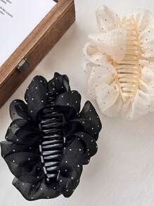 1pc Glittery Oversized Bowknot Hair Claw Clip Elegant