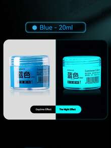 Bộ 8 màu, 20ml/60ml, sơn phát quang độ bão hòa cao, chống thấm nước và bền lâu, dùng để trang trí DIY trên đá, gỗ, vải bố và nhiều chất liệu khác, dụng cụ nghệ thuật cao cấp cho cả trong nhà và ngoài trời. - Một cỡ - Xem 18