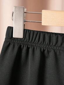 2pcs/Set Teen Boys Casual Sports Gradient Line Print Short Sleeve T-Shirt And Solid Color Shorts, Football Uniform Suit Suitable For Academy, Daily Sports, Warm-Up Training