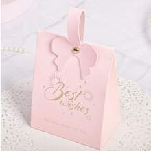 6 Stück Premium Hochzeits Gastgeschenk Box, handgehaltene Süßigkeiten Geschenkbox, elegante Hochzeit, Weihnachten, Valentinstag, Geburtstag, Süßwarenladen Geschenkbox