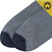 Athletic Socks - D2-6 Pairs Of Blue Double Needles - View 3