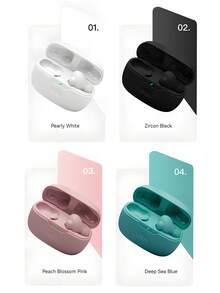 Wave Beam 2 真无线降噪耳机，拥有纯净低音和智能环境音效，4 个麦克风，通话清晰，播放时间长达 40 小时，IP54 防尘防水，100% 正品 JBL Vibe Beam 2 - 黑色 - 查看 11