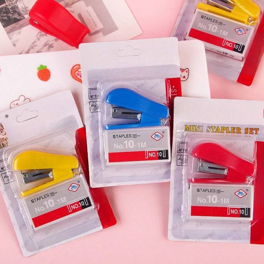 Stapler Set Cute Stapler Mini Stapler - 彩色 - 查看 1