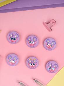 Hasbro 1 Pc Sesame Street Mini Badge Blind Box - Cute Badges For Backpacks And Clothes, Great Gift For Friends, Dress Accessories Pin (Random Delivery)