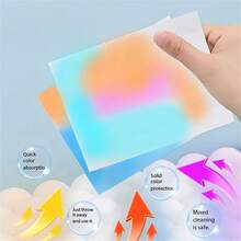 كرات الغسيل مقاومة للتلوين - مصنوعة من مادة TPR مصممة ضد التآكل والتلون، مناسبة للغسالات، تقلل من التجعيد والُكُسَّ، 3 ألوان (أحمر، أبيض، أزرق) - عنصر منزلي ضروري للصيف