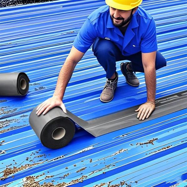1pc Waterproof Sealant Tape For Rapid Crack Filling, Visibly Repairs Roof Cracks, Specialized For Leakage Solutions, Suitable For Metal Sheets, Corrugated Tiles, Walls, Smooth Concrete Surfaces, Long-Lasting Effect