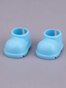 2pcs Doll Shoes, DIY Bright Shoes, Finger Shoes