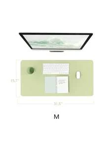 Non-Slip Desk Pad,Mouse Pad,Waterproof PVC Leather Desk Table Protector,Ultra Thin Large Desk Blotter, Easy Clean Laptop Desk Writing Mat For Office Work/Home/Decor(Pink)