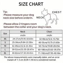 [极致舒适] 16 种颜色可调节狗背带加厚双层衬垫，防风保暖，适合秋冬季，柔软舒适，非常适合宠物护理，适合小型中型大型犬的全尺寸（XS-XL），户外散步和旅行宠物背心，四季使用