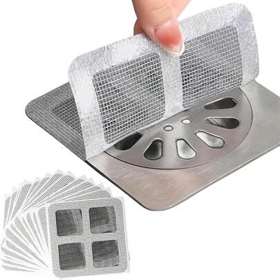 12 Peças Cobertura de Peneira de Escoamento para Filtro de Cabelo, Rede de Filtro de Silicone Anti-Moscas, Ferramenta Doméstica de Banheiro para Prevenção de Baratas e Odores