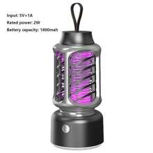 New Outdoor Mosquito Killer Lamp, Portable With Handle, Small Night Light, UV Insect Trap, Fly Zapper - Multicolor - View 5
