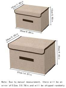 1pc Foldable Storage Box, Large Capacity Cloth Storage Bin - Ideal For Space-Saving, Clothes Organization, Decorations For Festivals, Rooms, Home, Bedroom