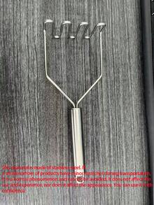 2pcs Stainless Steel Potato Masher, Stainless Steel Potato Ricer, Wavy Potato Masher, Wavy Potato Ricer, Vegetable & Fruit Tool, Kitchen Gadget, Other Fruit & Vegetable Tools, Ideal For Mashing Vegetables & Fruits, Kitchen Essentials/Modern Kitchen Tools/Durable Kitchen Utensils - Multicolor - View 16