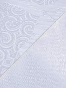 1 块桌布，PVC 印花防水、防油、耐热桌布，可水洗桌布，咖啡桌桌布，可重复使用桌垫，适用于厨房、餐厅、婚礼、派对餐桌装饰 - 彩色 - 查看 3