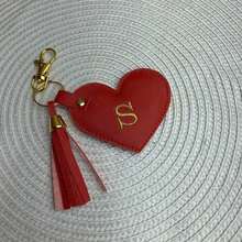 Personalized Keychain With Initial - สีแดง - ดู 1