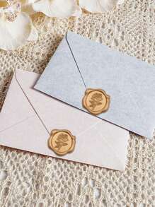 10/30/50/100 Wax Seal Stickers, Wedding Invitation Envelope Seal Stickers, Self- Adhesive Antique Gold Stickers, Perfect For Invitation, Envelopes, Gift Wrapping, Party, Christmas - Bronze - View 6