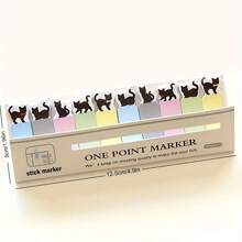 150pcs/Pack Cute Cat Theme Sticky Notes - Essential For Bookmarks And Memos, Office Supplies
