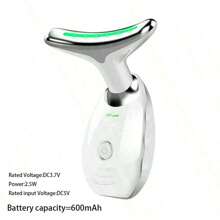 1pc Red Light Facial Massager For Face And Neck, Face Culpting Wand With 7 Color Light Therapy For Face And Neck Tool For Daily Skin Care
