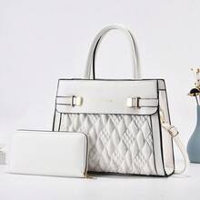 Women Top Handle Bags - 棗紅 - 查看 5