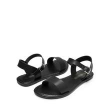 Women's Hoboo-New Flat Sandal - Black - View 6