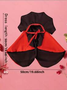 Accesorios para mascotas - Capa de vampiro para perros/gatos pequeños, disfraz y vestido para mascotas