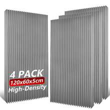 TOUO 大型墙面吸音泡沫板 47.2 英寸 X 23.6 英寸 X 2 英寸/1 英寸 回声和噪音控制隔音垫 适用于工作室、播客室、办公室 装饰性吸音墙板 多种尺寸 - 彩色 - 查看 10