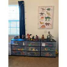 3-Tier Black Plastic Mobile Storage Cabinet With Wheels - Large Capacity Organizer For Bedside & Office, Space-Saving Rolling Utility Cart (Portable, Multi-Purpose