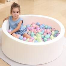 50 个可爱星形球池球、球池海洋球、儿童室内外家庭玩具、婴儿抓球、防压彩色海洋球（适用于婴儿或幼儿球池）、儿童泳池水上玩具、派对装饰礼物