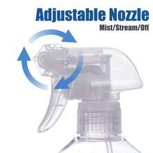 SDGDX JohnBee Spray Bottles - 16.9oz/2Pack - Premium Adjustable Spray Bottles For Cleaning - No Leak And Clog Mister Spray Bottle - Spray Bottle For Hair, Plants, Pet, Vinegar, And Rubbing Alcohol Reagent - Default - View 2