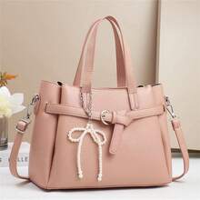 Women Top Handle Bags - 灰色 - 查看 6