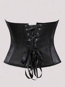 Haut corset polyvalent noir, transparent et sexy, pour la taille pour femme