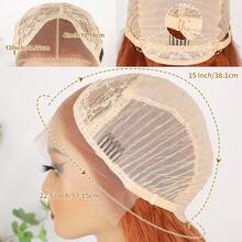 13X4 Light Blonde Body Wave Lace Front Wig 28" Soft Long Wavy Wigs Glueless Free Part 180% Density With Adjustable Straps & Combs Heat Resistant Blonde Synthetic Hair Replacement Wigs For Women Perfect For Daily Wear Parties & Special Occasions - trái cam - Xem 9