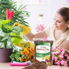 Orchid Potting Mix, Premium Orchid Bark Potting Mixture Of Pine Bark, Perlite & Coco Peat Enhanced Drainage And Ventilation, Ideal For Repotting And Growing Indoor Plants Dendrobiums, Phalaenopsis,... - 普遍的 - 查看 2
