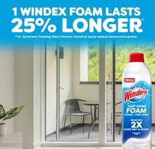 Fast Shine Foam Glass Cleaner, No-Drip Aerosol Cleaning Spray, 19 Oz, Pack Of 2 - 藏蓝色 - 查看 9