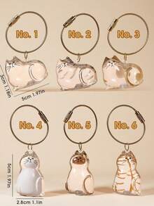 Pendentif souvenir en forme de chat ajouré artisanal en 6 styles Préservez facilement la fourrure pour toujours avec les pinces incluses - Résine/Alliage et fermoir homard sécurisé Charm de souvenir d'animal de compagnie portable pour téléphone, sac, porte-clés, décoration de voiture Compagnon réconfortant chéri pour porter toujours votre amour velu Cadeau du cœur pour les amateurs de chats et de chiens qui manquent leurs animaux de compagnie