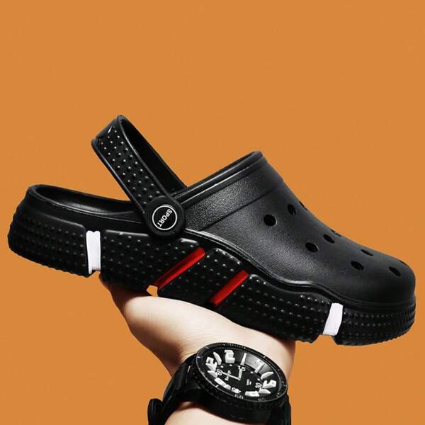Herren Outdoor Slip-On Sandalen, neue Modelle 2025, EVA rutschfeste, geruchshemmende Pantoffeln mit dicker Sohle und geschlossener Zehenkappe, geeignet für Paare/Unisex