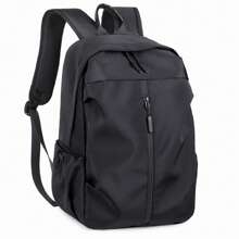 CHEPAINTS DAIK Minimalist & Fashionable Casual Backpack, Black Color Male Backpack, Business Laptop Bag, Large Capacity Travel Backpack, Gym Bag, Student Backpack, Affordable Backpack For Men Back To School Supplies