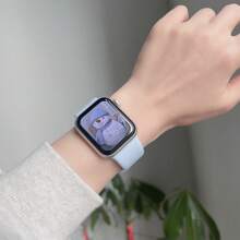 1 Pç Pulseira de Silicone Amizade Compatível com Feminino Esportivo 38mm 40mm 41mm 42mm 44mm 45mm 46mm 49mm, Pulseira de Borracha Compatível com Series Ultra 10/9/8/7/6/5/4/3/2/1 SE