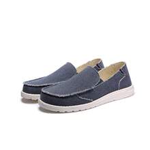 Mens Slip On Shoes Casual Slip-On Loafers Canvas Slip On Shoes Casual Sneakers Comfortable - 藍色 - 查看 7