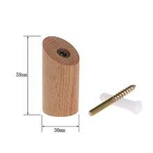 4/2/1Pcs Ganchos de Madera Montados en la Pared para Ropa Bufanda Sombrero Abrigo Ganchos Decoración Simple de Habitación Almacenamiento Colgador Toallero Organizador de Hogar - U6083 - Ver 9