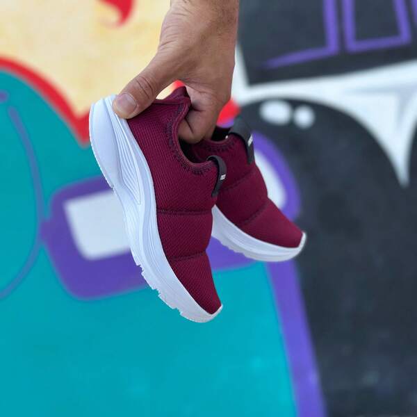 Tênis Infantil Calce Fácil Escola Meia Menino Menina Confortável  Sem Cadarço Casual Esportivo Leve