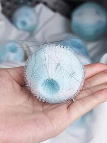 6pcs Pet Hair Removal Washing Machine Balls, Fluffy Laundry Balls - Washing Machine Cleaning Balls, Reusable Lint Collector, Keep Clothes And Bedding Hair-Free, Essential For Pet Owners - Enhance Your Laundry Experience, Reusable Pet Hair Removal Balls, Dog And Cat Lint Cleaner - Blue - View 6